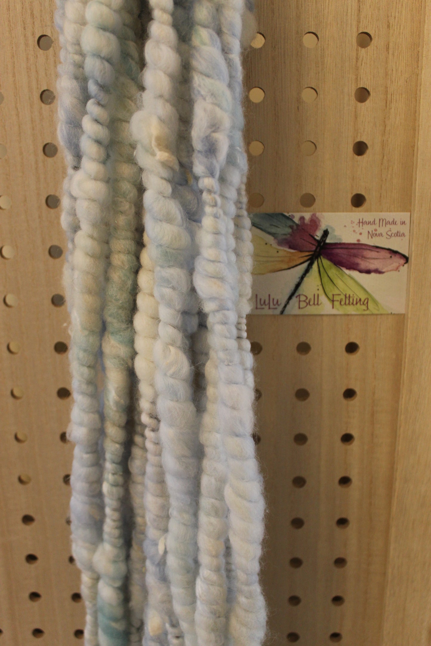 Thick and Thin Coiled Art Yarn - 10 Yards