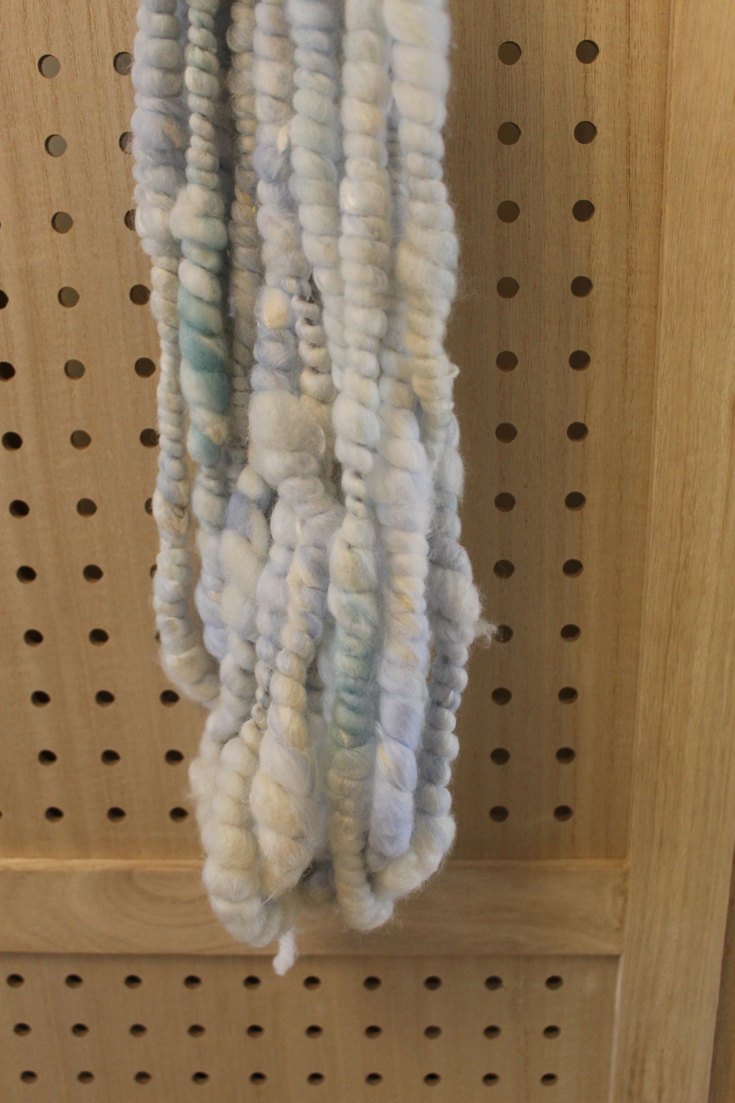 Thick and Thin Coiled Art Yarn - 10 Yards