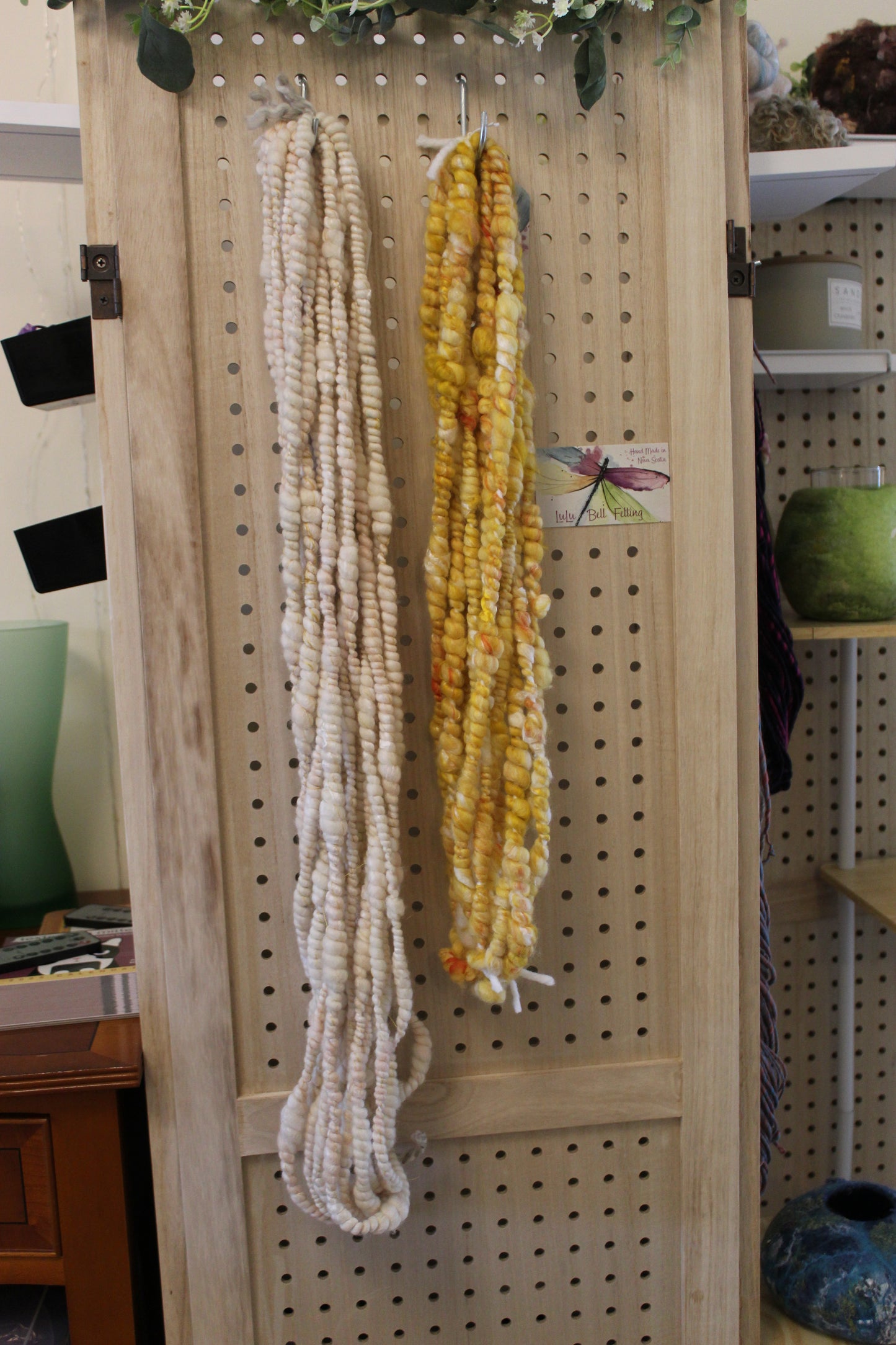Core Spun Coiled Art Yarn
