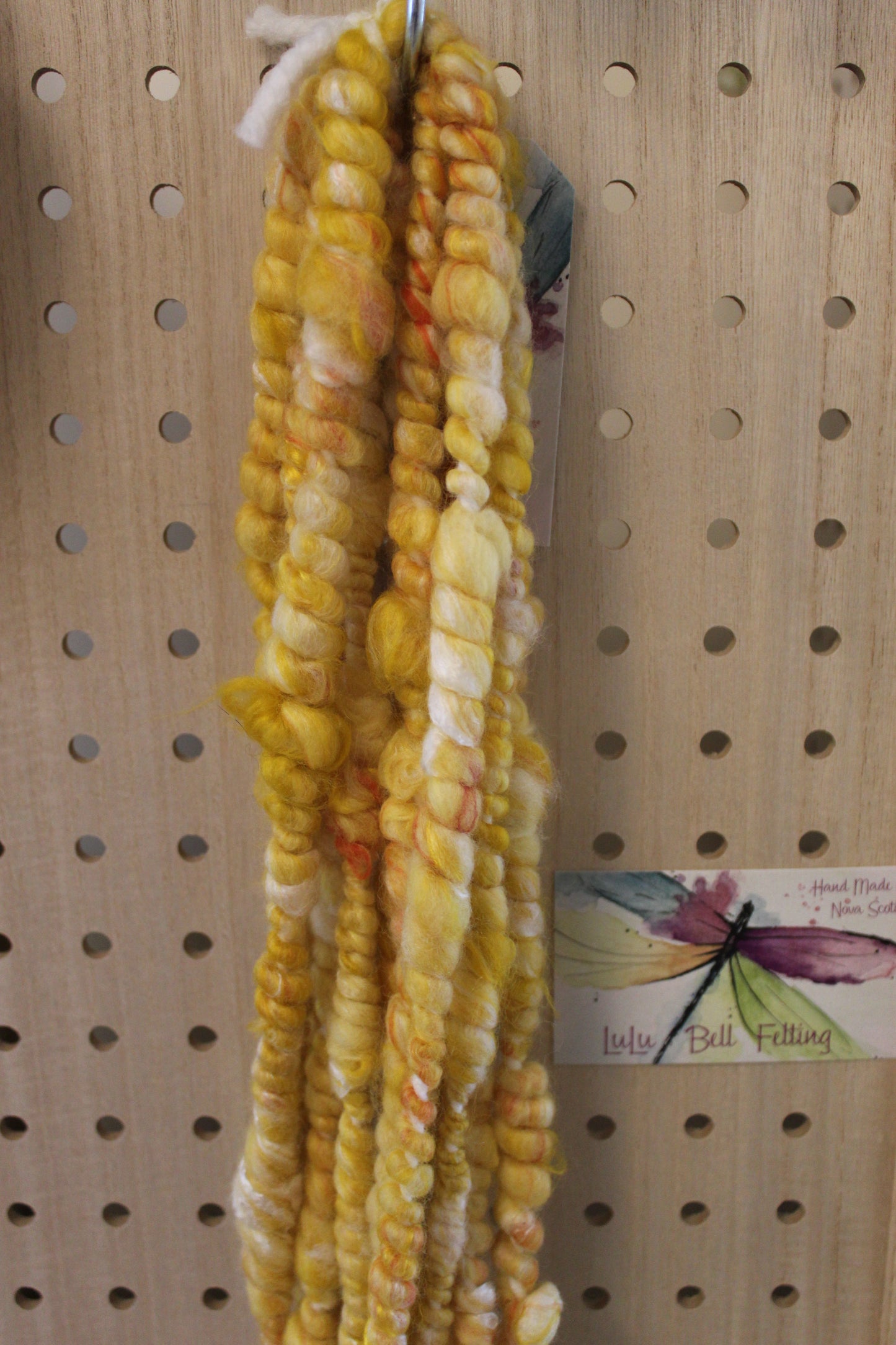 Core Spun Coiled Art Yarn