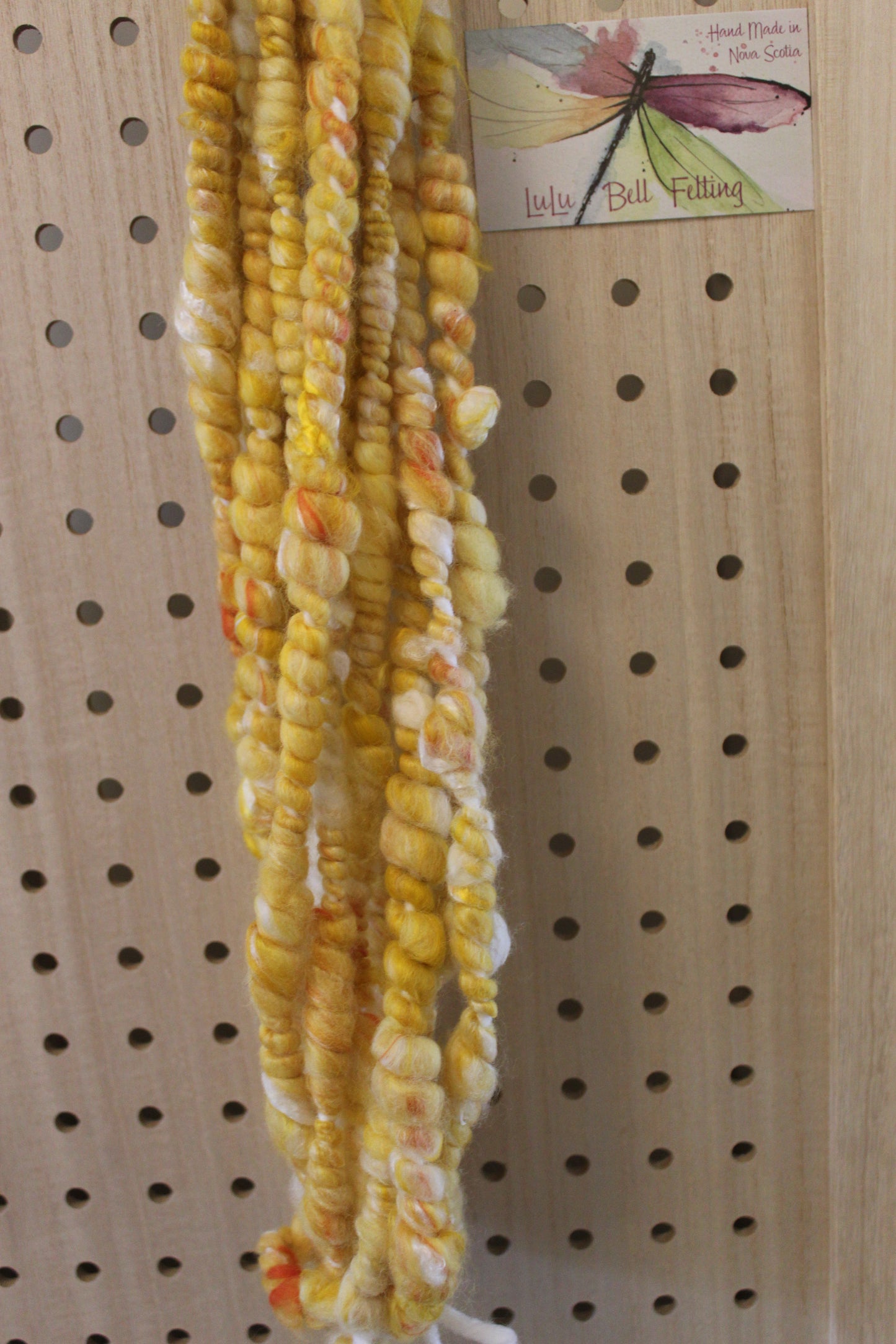 Core Spun Coiled Art Yarn