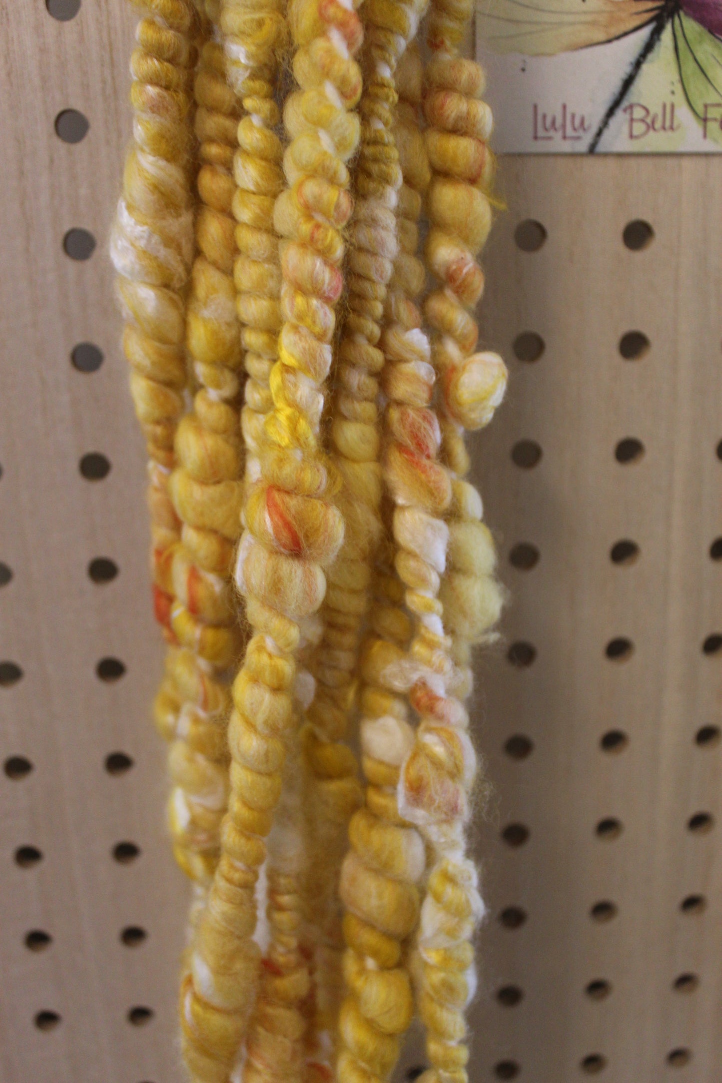 Core Spun Coiled Art Yarn