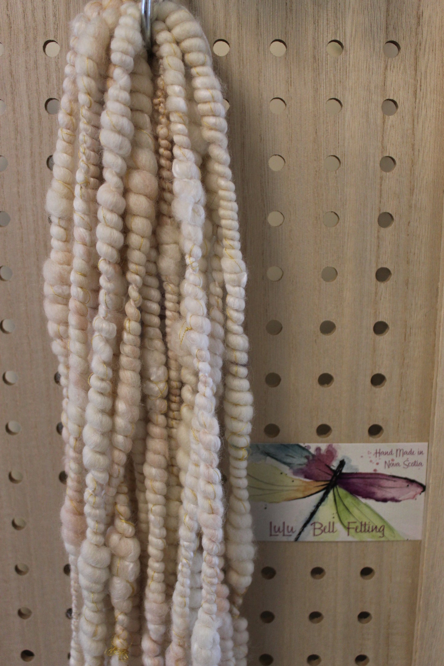 Core Spun Coiled Art Yarn