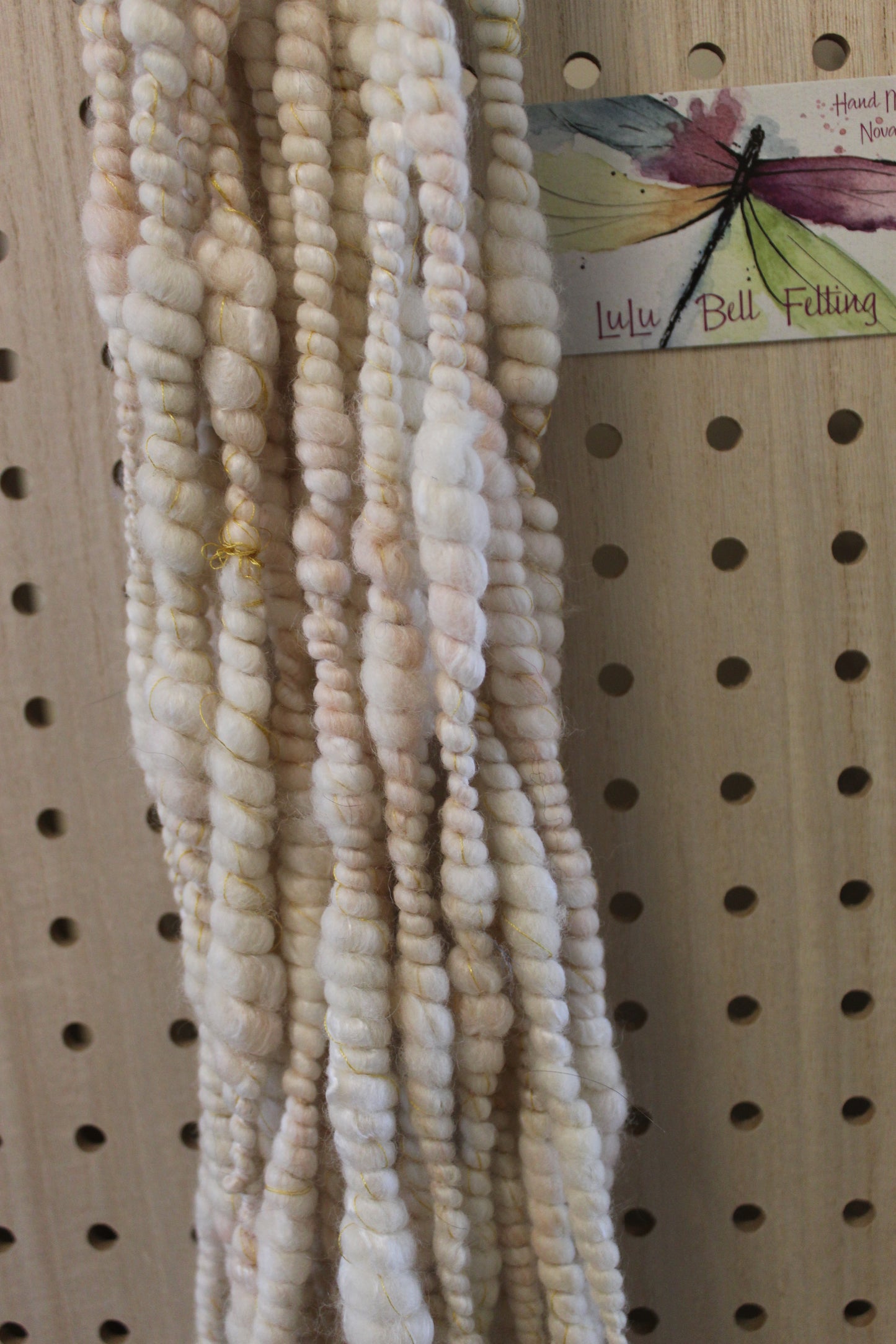 Core Spun Coiled Art Yarn