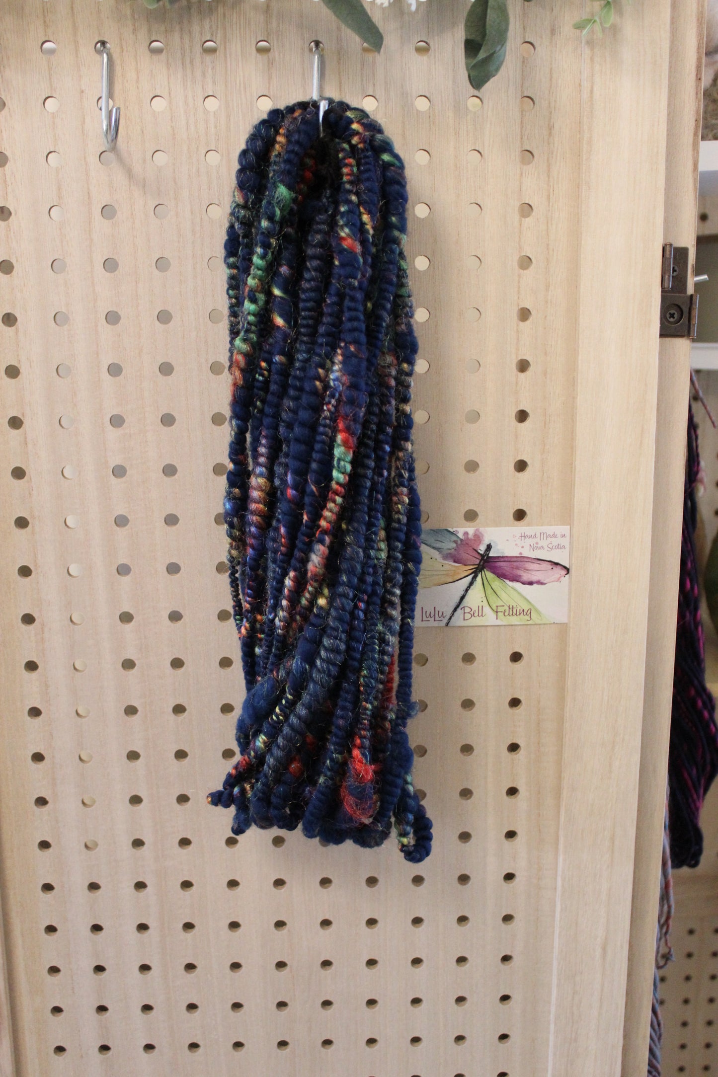 Core Spun Coiled Art Yarn