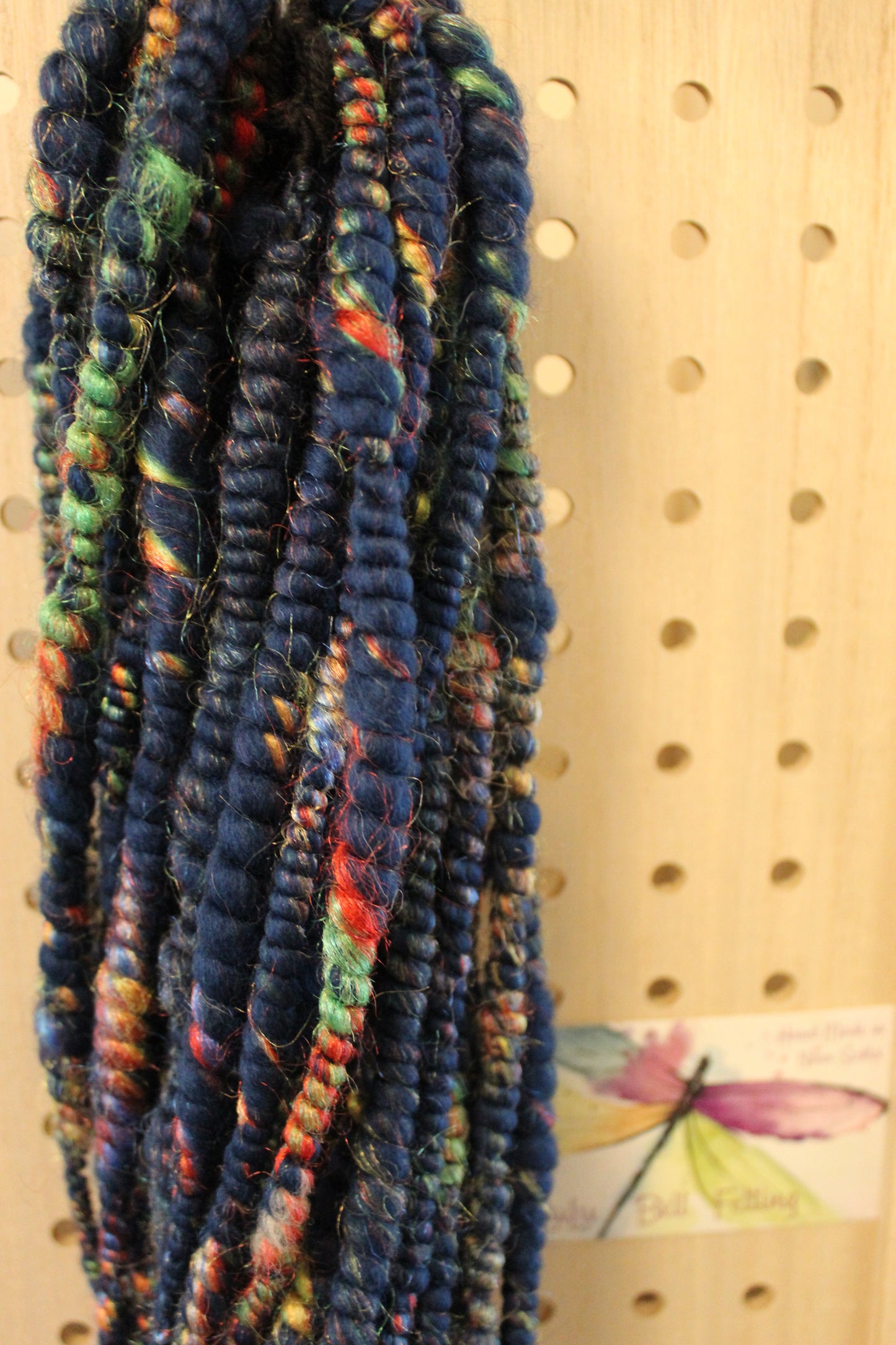 Core Spun Coiled Art Yarn