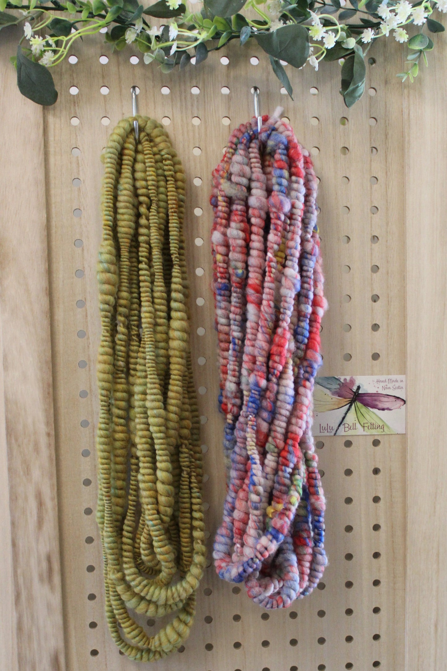 Core Spun Coil Art Yarn