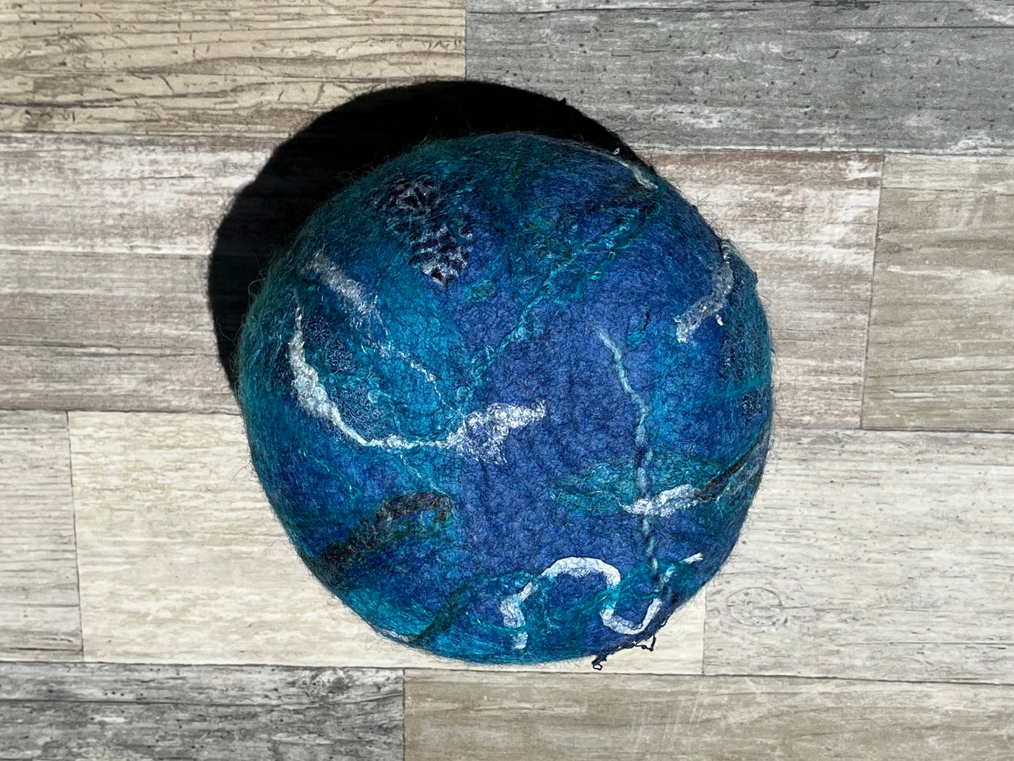 Felted Ocean Inspired Bowl