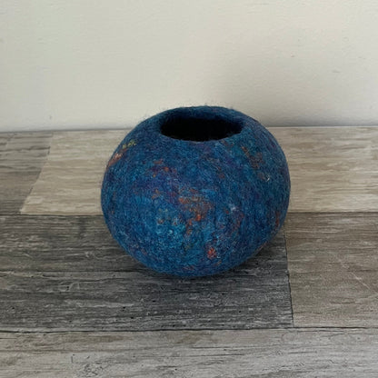 Felted Bowl - Blue