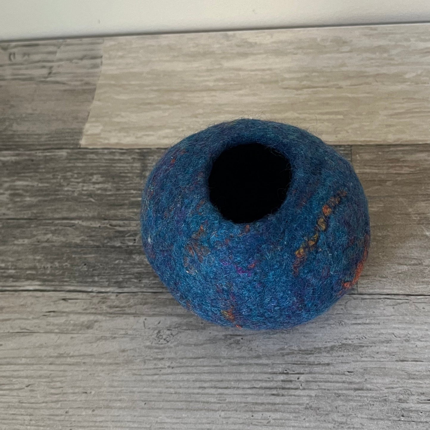 Felted Bowl - Blue