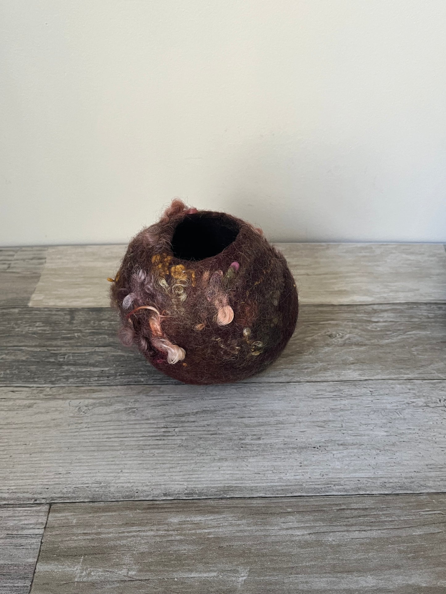 Felted Woodsy Bowl