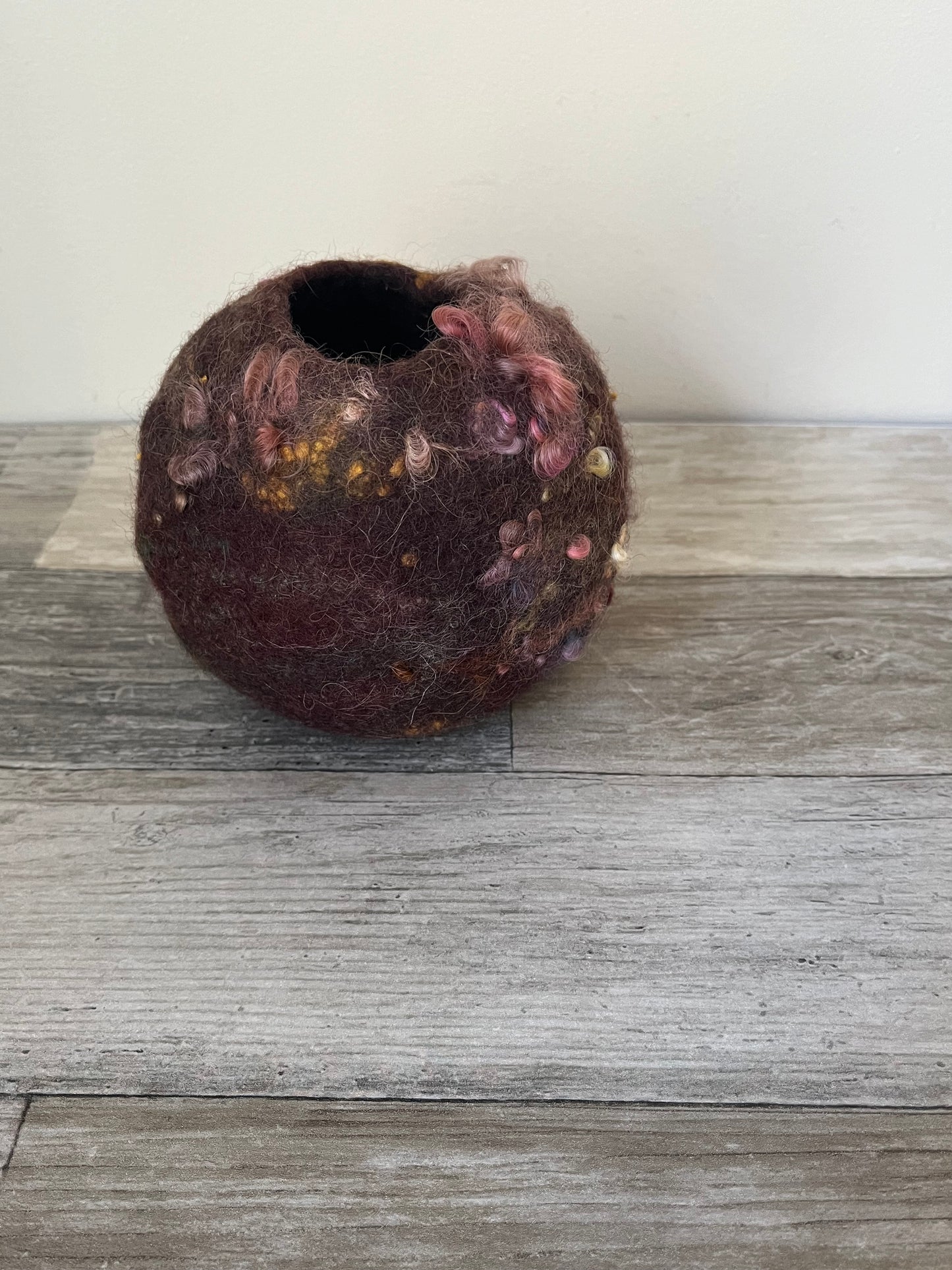 Felted Woodsy Bowl