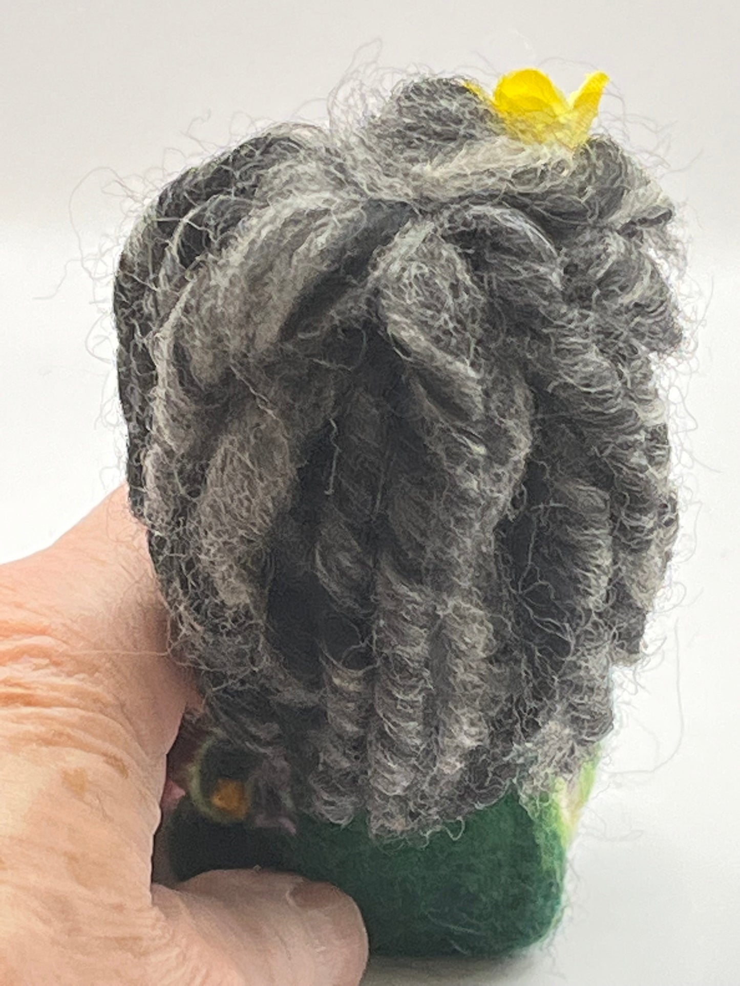 Flower Lady Figurine - Waldorf style, Felted doll